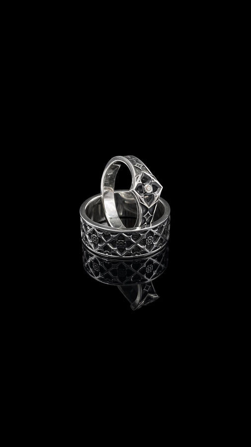 Step into the mystical world of knights and castles with our captivating Medieval Gothic Ring! Crafted with the utmost attention to detail, this ring embodies the grandeur and mystery of the medieval era. Each piece is handcrafted by skilled artisans, ensuring a unique and timeless treasure for your collection. Whether you're a history enthusiast, a fantasy lover, or simply appreciate the beauty of artisanal jewelry, this ring is sure to capt (etsy image id: 7423388513)