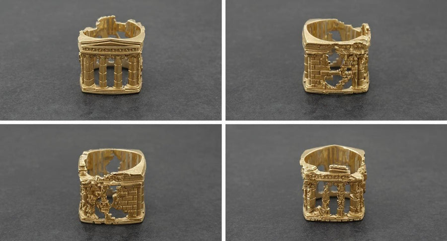 The Temple of Nike is an example of the ancient Greek Ionic style to the Acropolis. (etsy image id: 4599702181)