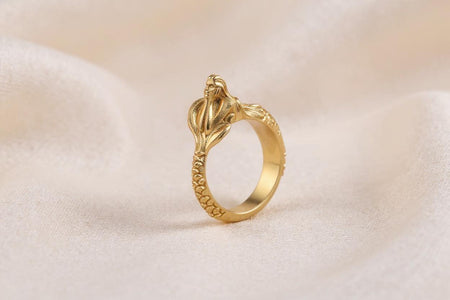 Oxidized Sterling Silver Siren Ring: Mythology Sea Jewelry (etsy image id: 6981354492)