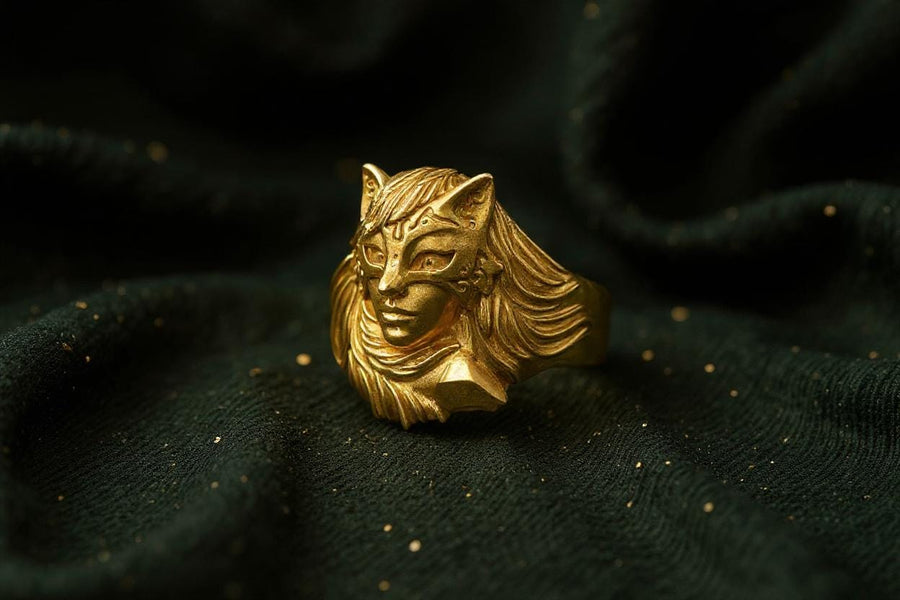 fox ring	silver fox ring	fox jewelry	fox art	silver fox jewelry	bague renard (etsy image id: 4366468951)
