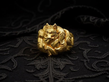 Sterling Silver Fox Ring: Handmade Animal Jewelry (etsy image id: 6987150564)