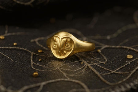 Sterling Silver Owl Ring: Minimalist Spirit Animal Jewelry (etsy image id: 6995208008)