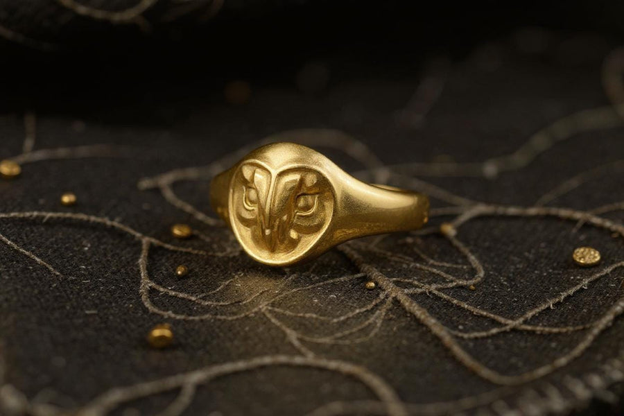 Sterling Silver Owl Ring: Minimalist Spirit Animal Jewelry (etsy image id: 7043240243)