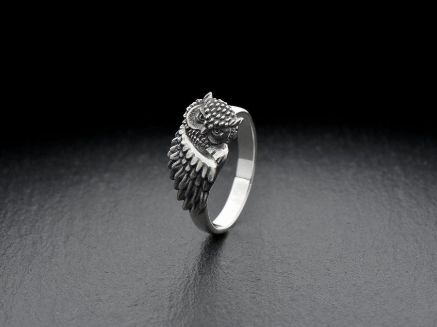 Owlet silver ring	owlet jewelry	Owl silver ring	Dreamer Owl	Owl gift	owl ring	Owl silver	Owl jewelry	owl	silver owl ring	bird ring	animal ring	silver ring (etsy image id: 7046712769)