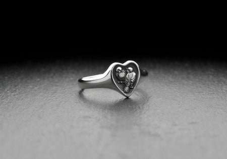 Delicate silver ring with the image of cute chickadees is the perfect accessory for all lovers of nature and animals! It will add a touch of playfulness and grace to any outfit, be it a casual look or an evening dress. (etsy image id: 7000369288)