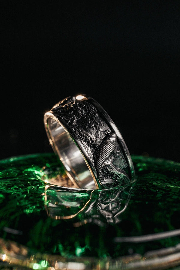 Crafted with love and craftsmanship, our rings are made using high-quality sterling silver to ensure durability and lasting beauty. (etsy image id: 7024618589)