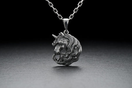 Sterling Silver Unicorn Pendant, Handmade Fantasy Necklace, Magical Animal Jewelry, Unicorn Lovers Gift, Mythical Creature Necklace (etsy image id: 7031445051)