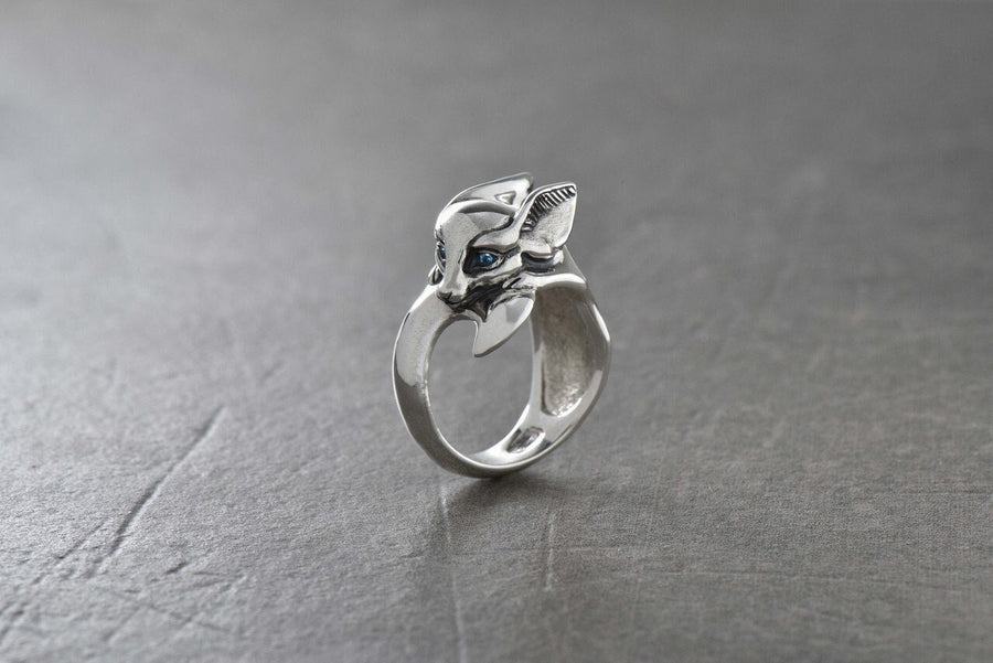 Whether you're a nature enthusiast, a fox lover, or someone who appreciates exquisite craftsmanship, the Silver Fennec Ring is sure to capture hearts and spark conversations.