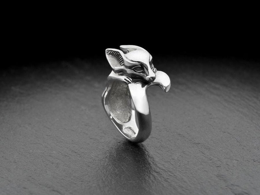 Whether you're a nature enthusiast, a fox lover, or someone who appreciates exquisite craftsmanship, the Silver Fennec Ring is sure to capture hearts and spark conversations.