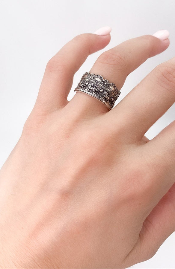 Sterling Silver Carousel Ring: Handmade Memory Jewelry (etsy image id: 5583929803)