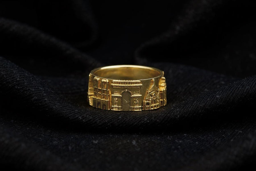 Capture the beauty of Paris with this stunning cityscape ring. Perfect as a gift for yourself, a loved one, or even as a souvenir from your travels. Crafted from high-quality materials with attention to detail - this Paris ring is guaranteed (etsy image id: 7309942113)