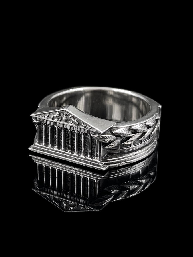 Oxidized Sterling Silver Ancient Greece Ring: Handmade Vintage Style (etsy image id: 7145939992)