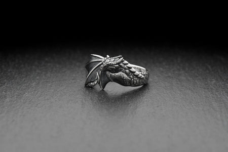 dragon ring	dragon rings	dragon ring silver	dragon ring women	fairy ring	dragon ring men (etsy image id: 7147480797)