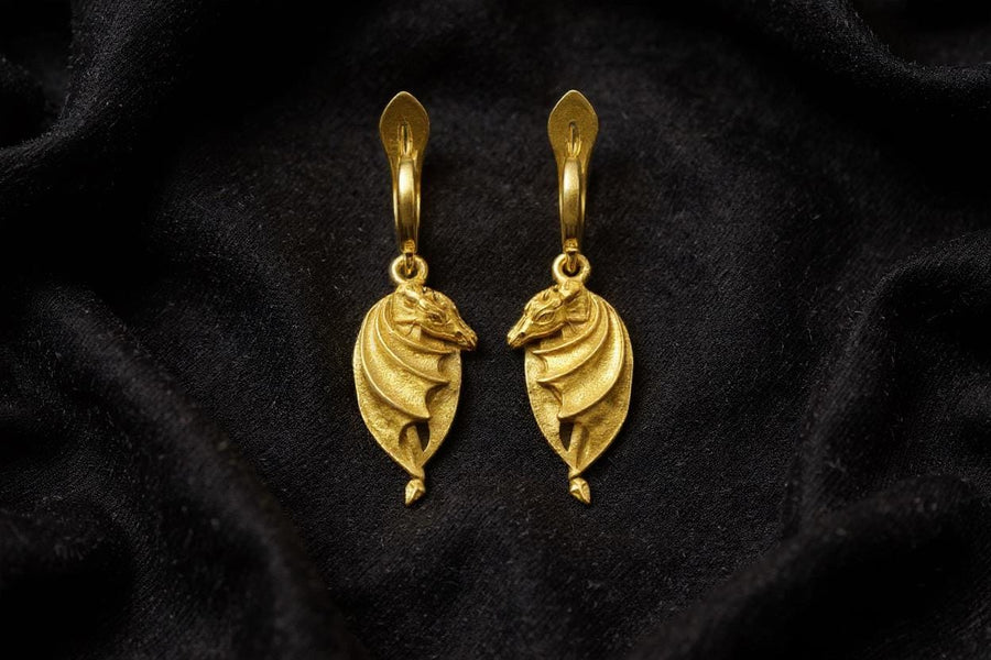 dragons jewelry	dragon earring	dragon earrings	dragon jewelry	Drachen Ohrringe (etsy image id: 4413215443)