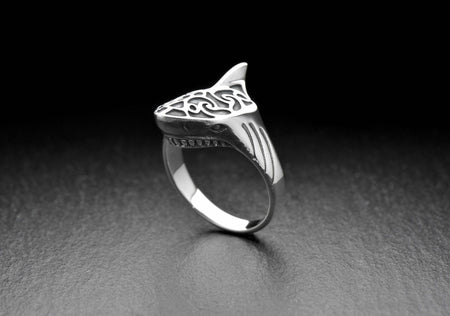 Women gift	Maori ring	Silver Maori Ring	polynesian ring	Sea creature ring	silver polynesian (etsy image id: 7181027098)