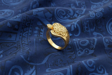 Sterling Silver Maori Turtle Ring, Ocean Totem Symbolism, Longevity Wisdom Jewelry (etsy image id: 7181119254)
