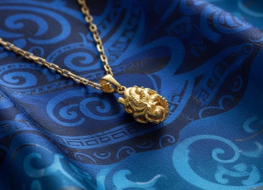 Sterling Silver Octopus Pendant, Intricate Tentacles, Oxidized Ocean Jewelry (etsy image id: 4903725973)