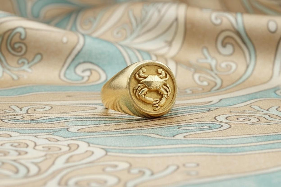 Sterling Silver Crab Ring: Handmade Sea Creature Jewelry (etsy image id: 4852249012)