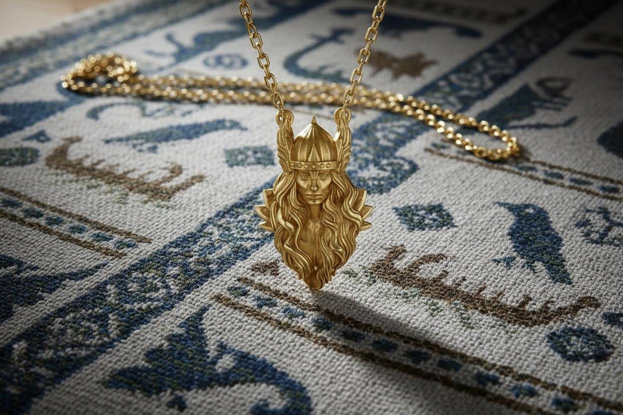 Sterling Silver Valkyrie Pendant: Norse Mythology Viking Jewelry (etsy image id: 4929866912)