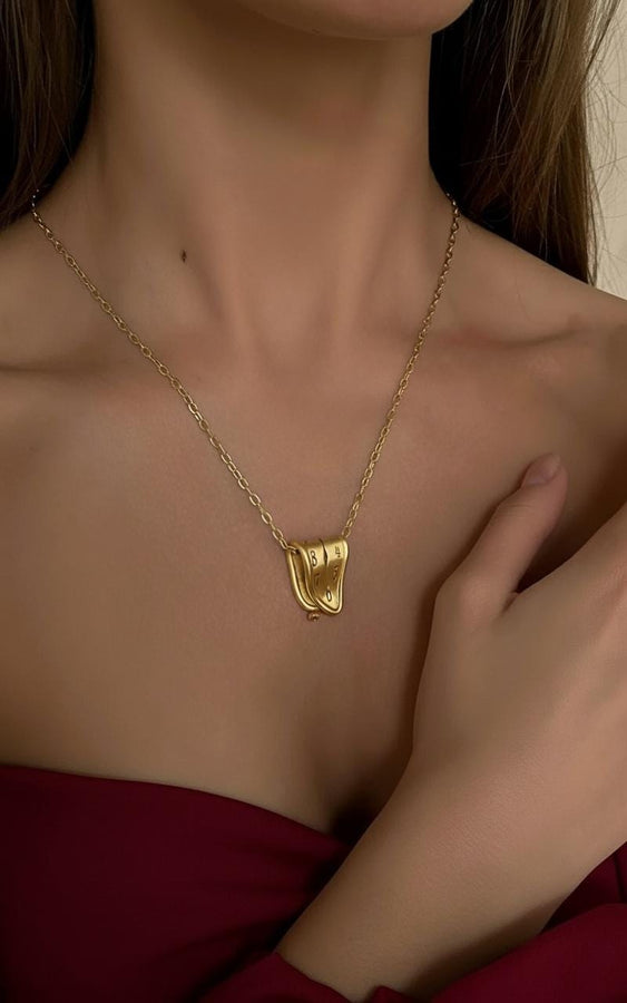 Sterling Silver Salvador Dali 'Persistence of Memory' Pendant - Gothic Art Jewelry (etsy image id: 5961997017)
