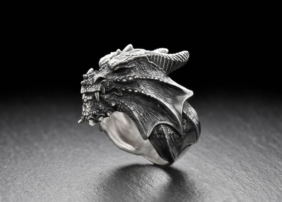 bague dragon	drachen ring	targaryan ring	ring dragon	game of thrones	ancient dragon ring __etsy:7215140662