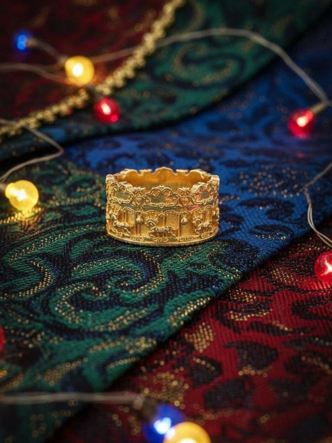Sterling Silver Carousel Ring: Handmade Memory Jewelry (etsy image id: 5583929803)