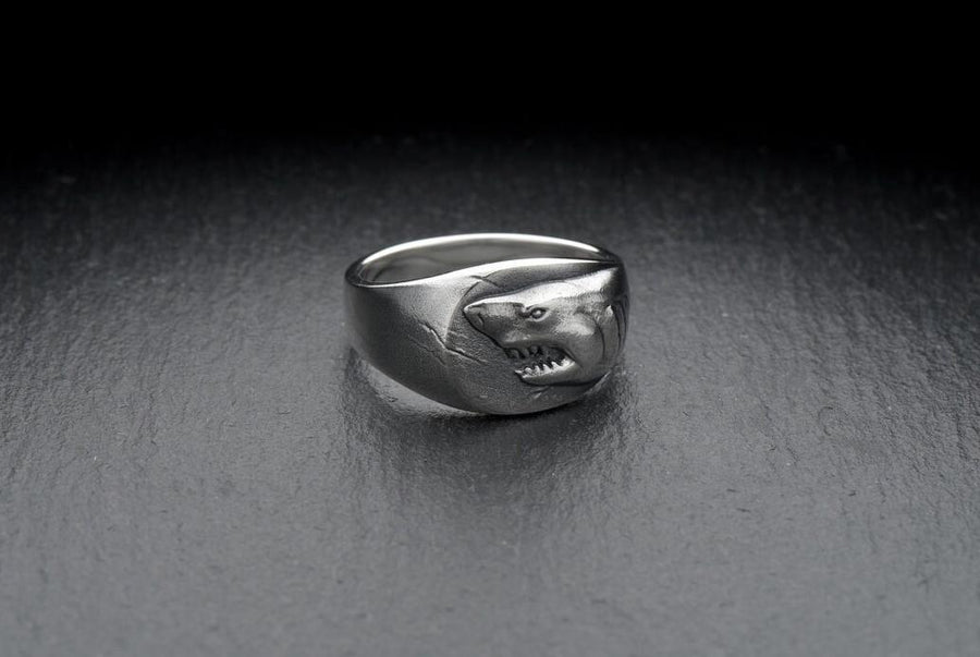 Signet ring	men's jewelry	silver signet ring	animal signet ring	animal silver ring (etsy image id: 4051813348)