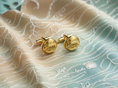 Sterling Silver Shark Cufflinks, Nautical Animal Jewelry, Polished Oxidized Finish (etsy image id: 7226688563)
