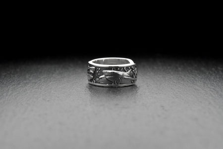 silver ring	sterling silver	jewelry	silver shark	shark	shark jewelry	shark ring	ocean ring	ocean jewelry	animal ring	silver shark ring	nautical jewelry	animal jewelry (etsy image id: 7226861895)