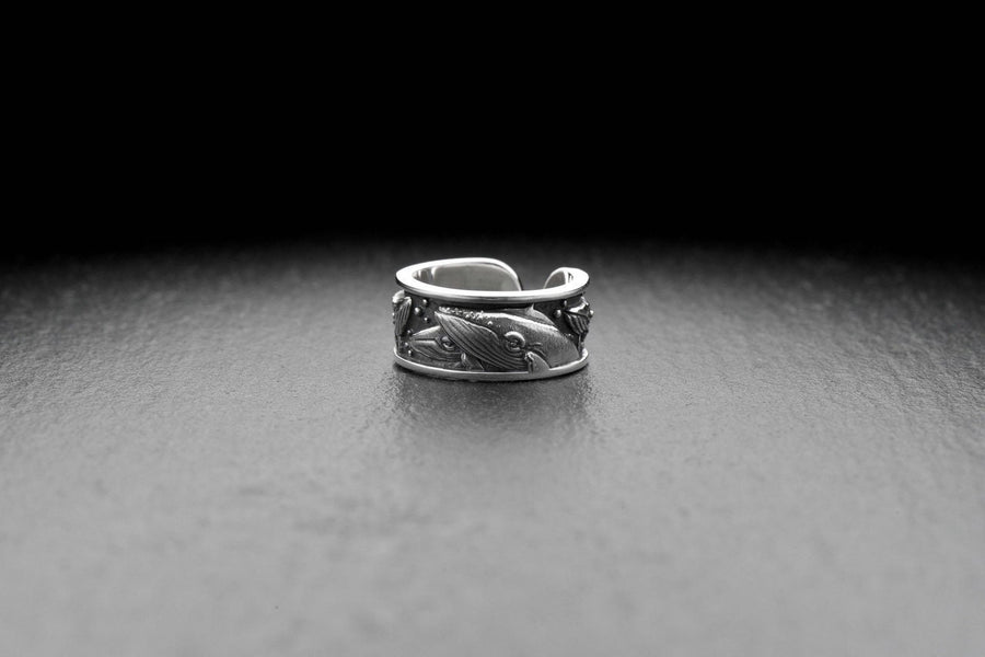 ocean lover gift	silver ring	silver	sterling silver	ring whale	whale	whales	ring whales	gift	whales lover gift	jewelry whales	jewelry Silver ring whales (etsy image id: 7228609247)