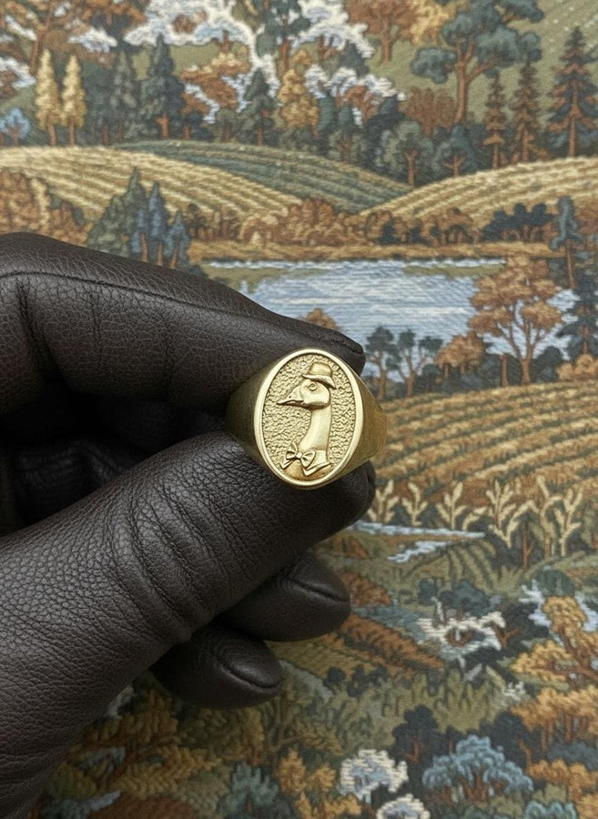 Sterling Silver Ring Goose Groom, Fun Jewelry, Interesting Gift, Handmade Signet  Ring, Bird Ring, Goose Lovers Gift, Bird Jewelry (etsy image id: 6555887831)