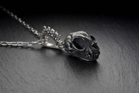 sterling silver	Silver Pendant	Skull	Silver Pendant Skull	Pendant Skull	jewelry Skull	Silver jewelry	Silver Pendant Cat	Gotnic Jewelry	Animal Pendant	pendant Cat skull	pendant Cat	Cat (etsy image id: 7240548936)