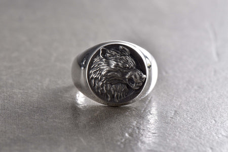 wolf ring	totem	animal jewelry	werewolf	wolf totem	animal ring	silver ring	silver wolf	signet wolf ring	angry wolf ring	wolf	angry wolf	wolf signet (etsy image id: 7244471626)