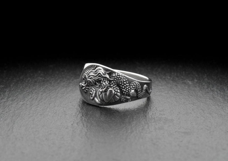 animal silver ring	dragon jewelry	chinese jewelry	dragon house	bearded dragon	dragon ring (etsy image id: 4051865250)
