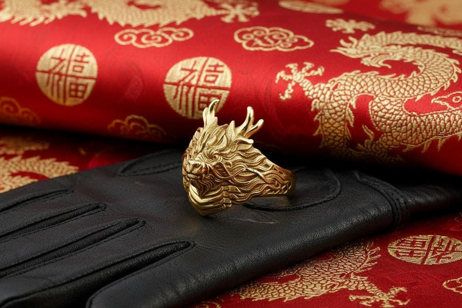 Sterling Silver Chinese Dragon Ring: Oxidized Fantasy Jewelry __etsy:7251587163