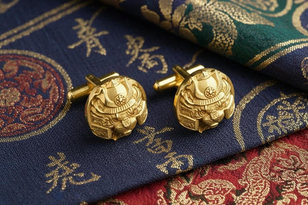 Samurai Cat Silver Cufflinks – Sterling Silver Warrior Cat Cufflinks | Japanese Feline Jewelry Gift for Him (etsy image id: 7252023619)