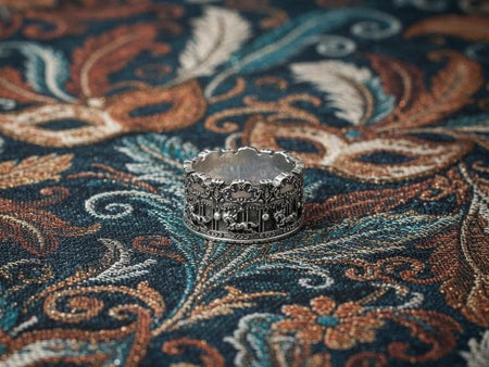 Sterling Silver Carousel Ring: Handmade Memory Jewelry (etsy image id: 7257541592)