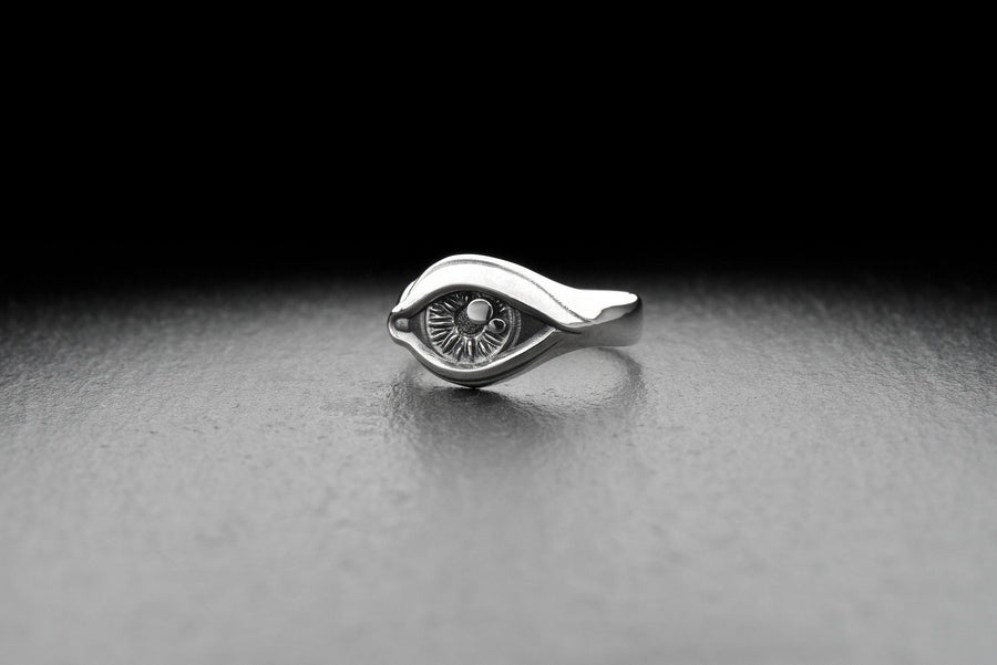 Sterling silver	silver ring	gift for her	gift for him	silver	Silver eye ring	eye ring	eye	eye jewelry	sterling silver ring	evil eye ring	statement ring	evil eye jewelry (etsy image id: 7261079114)
