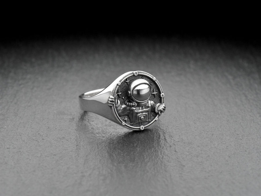 astronaut jewelry	cosmo jewelry	space gift	chilling astronaut	space jewelry	space invader (etsy image id: 7261144546)