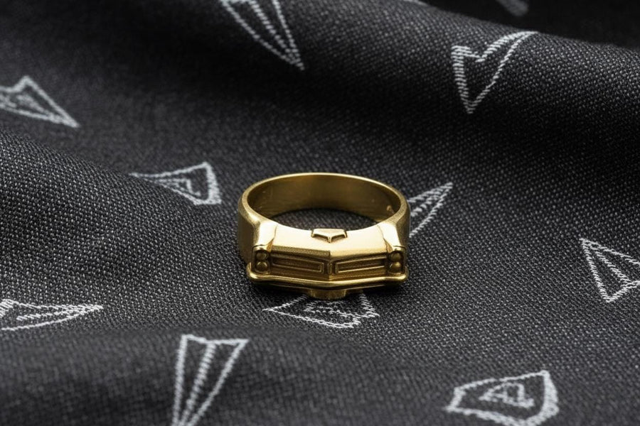 Sterling Silver Pontiac Ring: Handmade Car Lover Jewelry (etsy image id: 7261182068)
