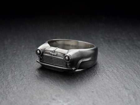 Sterling Silver MINI Cooper Ring: Handmade Car Lover Jewelry (etsy image id: 7261213642)