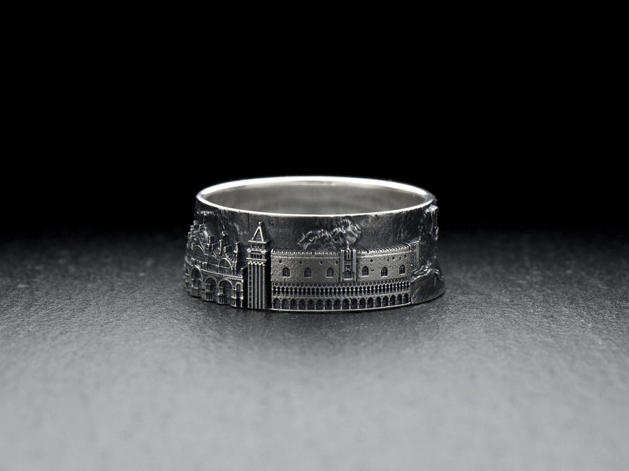 Venice Cityscape, Venice ring, Vintage Venice ring, Venice Skyline ring, Italian jewelry souvenir, Grand Canalazzo memory, Venice souvenir, Cityscape ring, Venice skyscape, Architecture jewelry, Italy lover gift, Venice landmarks, Venice watch places (etsy image id: 7262011404)