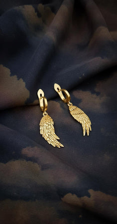 Sterling Silver Angel Demon Wing Earrings, Gothic Jewelry (etsy image id: 7265446845)