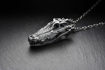 sterling silver	Silver Pendant	Skull	Silver Pendant Skull	Pendant Skull	jewelry Skull	Silver	Silver jewelry	jewelry	pendant crocodile	crocodile skull	Necklace skull	silver skull (etsy image id: 7306208445)