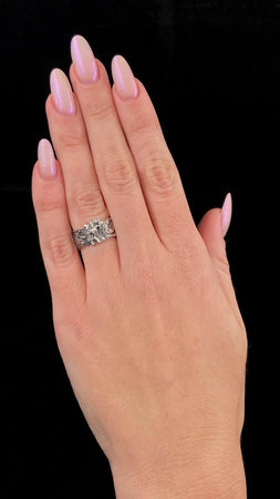 Sterling Silver Greek Gods Ring: Zeus, Poseidon, Hades Brutalist Jewelry (etsy image id: 7306306044)