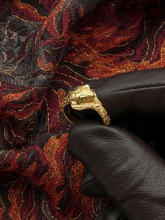 Sterling Silver Salamander Ring: Handmade Animal Lover Jewelry (etsy image id: 7308875745)