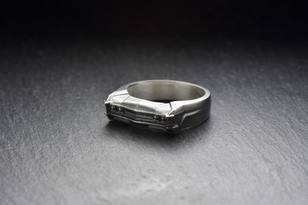 Sterling Silver Chevrolet Impala Ring: Handmade Car Jewelry (etsy image id: 7309126081)