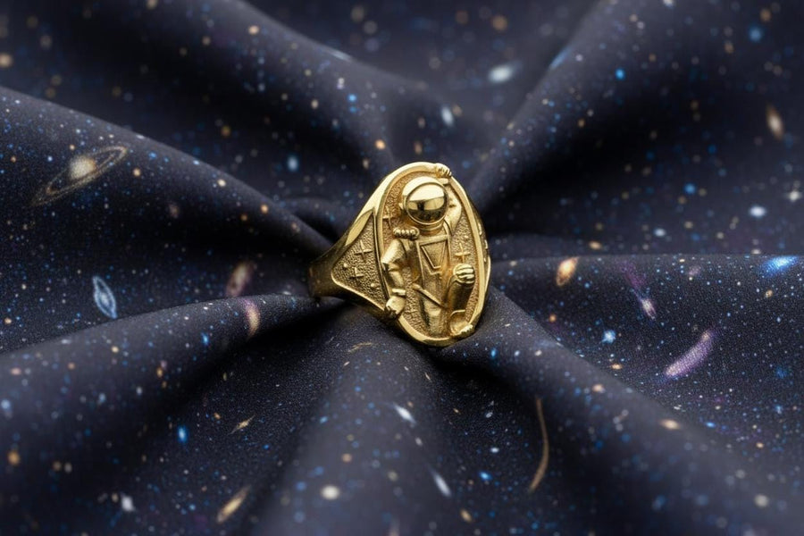 astronaut jewelry	cosmo jewelry	space gift	chilling astronaut	space jewelry	space invader (etsy image id: 4203316320)