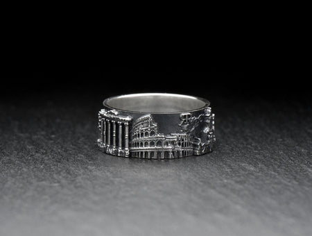 Capture the unforgettable beauty of Rome with this stunningly crafted ring. Crafted from premium materials, this souvenir, with its awe-inspiring cityscape design is perfect for travelers looking to take a bit of Italy on their journey. (etsy image id: 7309892325)