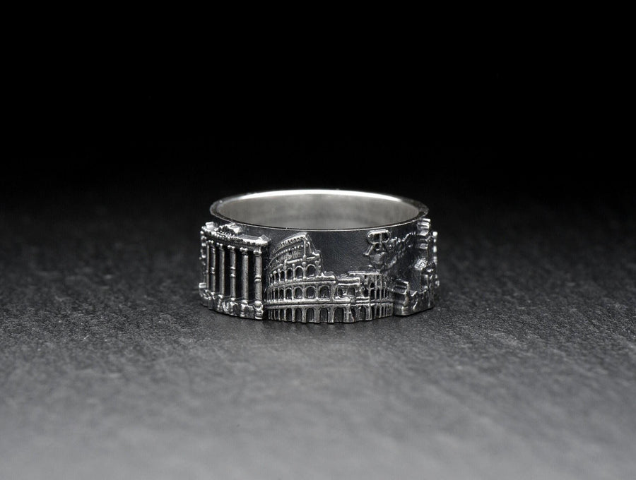 Capture the unforgettable beauty of Rome with this stunningly crafted ring. Crafted from premium materials, this souvenir, with its awe-inspiring cityscape design is perfect for travelers looking to take a bit of Italy on their journey. (etsy image id: 7309892325)